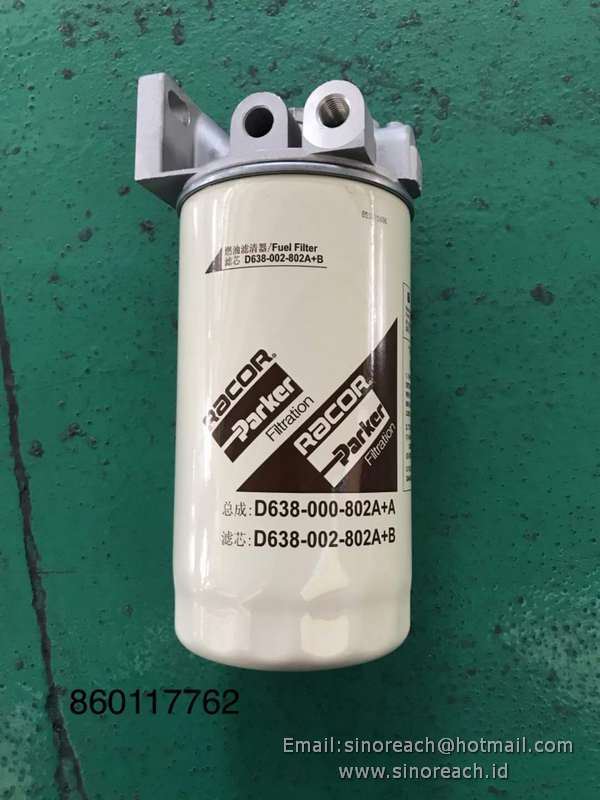 860117762 D638-000-802a fuel filter (fine filter) (D6114 